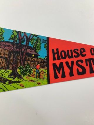 Vintage House of Mystery Oregon Souvenir Pennant 25 