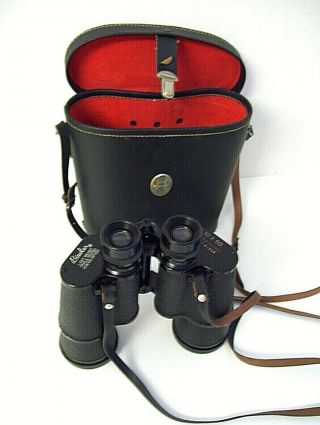 Vtg Binolux Binoculars 10x50 262ft At 1000yds Light Weight Triple Coated