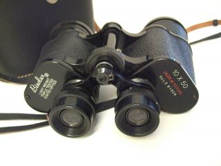 Vtg Binolux Binoculars 10x50 262ft at 1000yds Light Weight Triple Coated 4