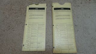 Vintage Ibm Charting Diagramming Template Comparison Chart 360 1401 Reference