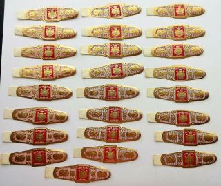 Wholesale: 1920s - 1950s Old Cigar Band X 25,  C02