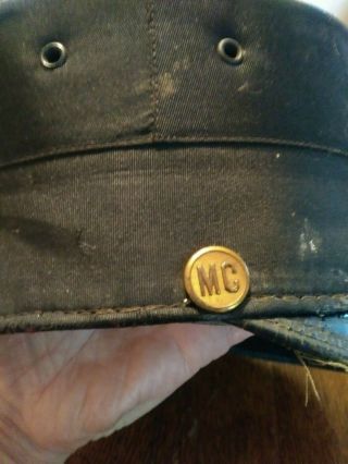 Antique York Central Lines,  Michigan Central Railroad Operator ' s Hat W/badge 3
