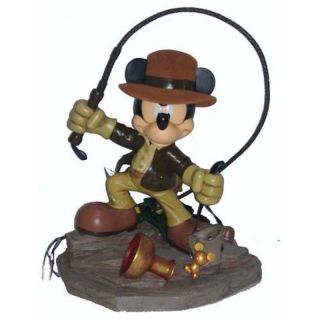Disney Parks Mickey Mouse As Indiana Jones Resin Statue Figure Alavezos