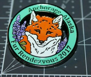 2017 Anchorage Alaska Fur Rendezvous Rondy Fox Collector Pin