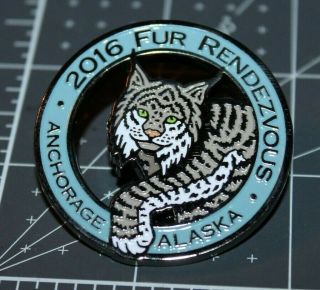 2016 Anchorage Alaska Fur Rendezvous Rondy Lynx Collector Pin