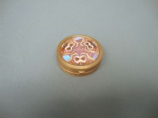 Vintage Art Deco Butterfly Wing Péguy Powder Compact