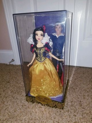 Disney Store Snow White & Prince Limited Edition Fairytale Designer Doll Set