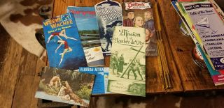 Over 40ea Vintage Travel Brochures All Over Florida1950 