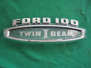 65/66 Ford F100/f350hood Side Name Plate