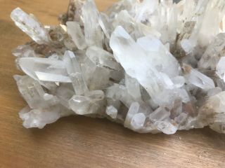 3 LBS.  7 OZ.  Natural Clear Quartz Cluster Crystal Specimen Mineral healing ?? 3