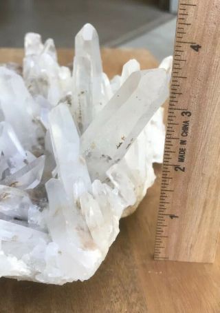 3 LBS.  7 OZ.  Natural Clear Quartz Cluster Crystal Specimen Mineral healing ?? 6