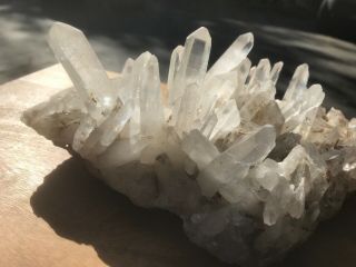 3 LBS.  7 OZ.  Natural Clear Quartz Cluster Crystal Specimen Mineral healing ?? 8
