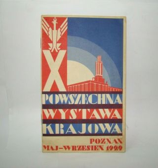 Poland Polish Poznan Universal National Exhibition 1929 Programme Drawings Maps