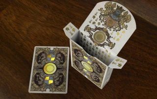 Medieval Royal Edition Playing Cards Renaissance Deck Luxury Gold Gilded 3
