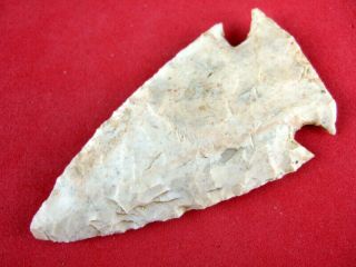 Fine Quality Authentic Illinois St.  Charles Dovetail Point Indian Arrowheads