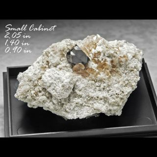 Bixbyite On Matrix With Pink Topaz Thomas Range Utah Minerals Crystals Gems - Scb