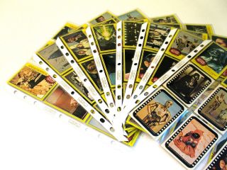 Star Wars " 3rd Series - Yellow " Full 66 - Card 11 - Sticker Set (topps) - Nm