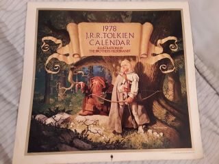 Lord Of The Rings 1978 J.  R.  R.  Tolkien Calendar Art By Brothers Hildebrandt