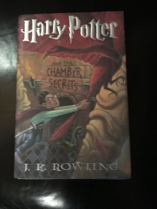 Harry Potter And The Chamber Of Secrets Hardcover 1st Edition Typo