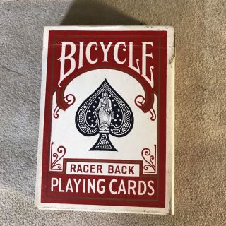 Bicycle Racer Back Playing Cards Vintage Deck With Tax Stamp