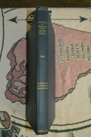 Statistics Of Railways In The United States 1934 Published By The Icc