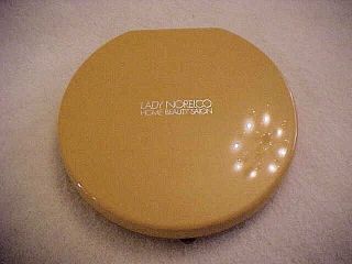 Vintage Lady Norelco Home Beauty Salon 30ls In Sun - Flower Yellow Case