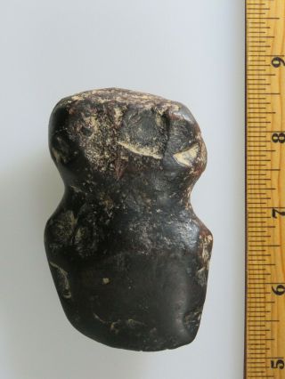 Middle Archaic Full Groove Axe,  high - grade Hematite,  Polk County,  MO L.  - 3 1/4 6