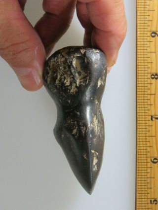 Middle Archaic Full Groove Axe,  high - grade Hematite,  Polk County,  MO L.  - 3 1/4 8