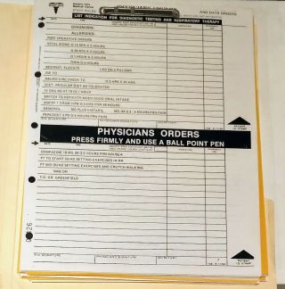 The X - Files - Medical Folders from Mulder ' s Office Origina Prop Screen Time 2