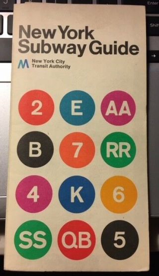 1974 Nyc Subway Guide (map)