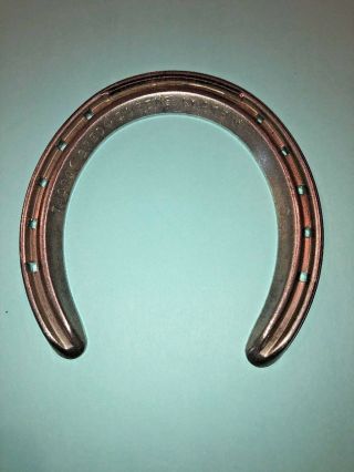 Thoroughbred Racing Horse Shoe - Aluminum - Churchill Downs Louisville Ky.  Derby