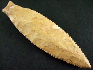 Fine Authentic Collector Grade Alabama Early Stemmed Lance Point Arrowheads