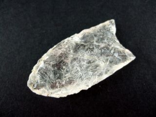 Fine Authentic Collector Grade Crystal Quartz Clovis Point Arrowheads