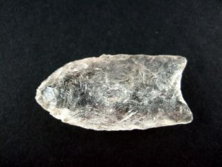 Fine Authentic Collector Grade Crystal Quartz Clovis Point Arrowheads 3
