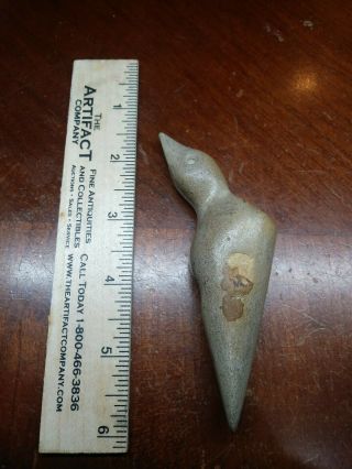 Outstanding Indian Artifact G10 Fine Pipestone Hopewell Bird Effigy Pipe - Ky