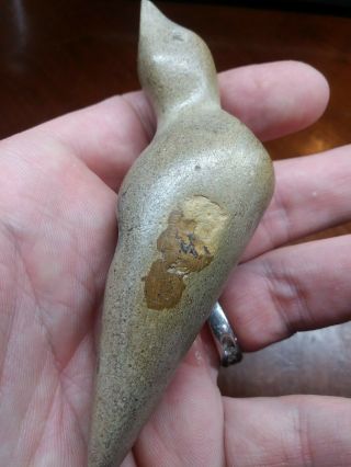 Outstanding Indian artifact G10 Fine Pipestone Hopewell Bird Effigy Pipe - KY 5