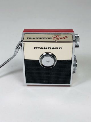 Red And Gold Standard Sr - H437 Micronic Ruby 8 Transistor Radio Japan