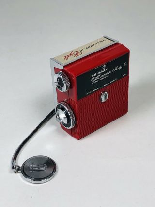 Red And Gold STANDARD SR - H437 MICRONIC RUBY 8 Transistor Radio Japan 6