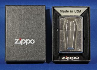 Boxed,  Zippo Lighter – Coffin Trick - Brushed Finish,  Model 2000034