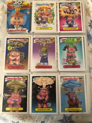 2015 Garbage Pail Kids 30th Anniversary Complete Set 220 Cards,  Wrapper 1st Gpk