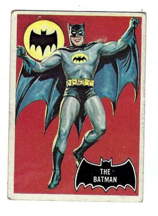 Vintage 1966 Topps Batman Black Bat Complete Set 55 Cards