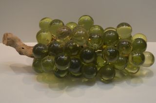 Vintage Green Acrylic Lucite Grape Cluster
