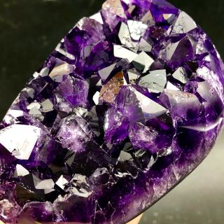 310g Museum Quality - Natural Deep Purpleamethyst Crystal Quartz Cluster/brazil