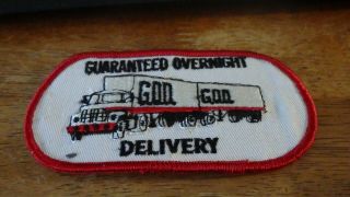 Guaranteed Overnight Delivery God Trucking Peterbilt Mack Truck Patch Bx V 2