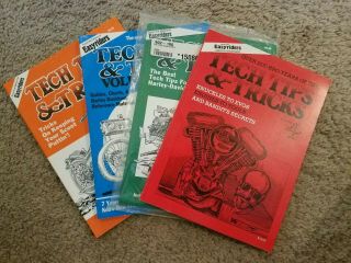 Easyriders Tech Tips & Tricks Complete Set Volumes 1 2 3 4 Harley Knucklehead