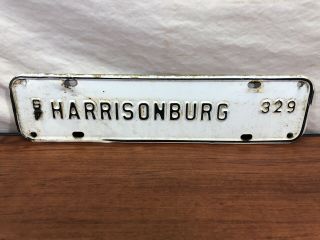 Vintage 1967 Harrisonburg Virginia license Plate Tag Topper 67 VA.  Rat Rod 3