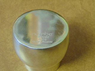 2002 Nambe Jimini Tilt Cream and Sugar Mini Vases Karim Rashid BoxUSA Metal 3