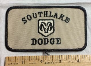 Southlake Dodge Ram Trucks Automobile Dealership Dealer Uniform Patch