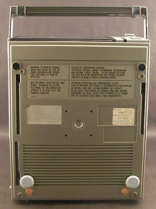 Vintage Panasonic CT - 5511 Color TV Monitor W/Box And 5