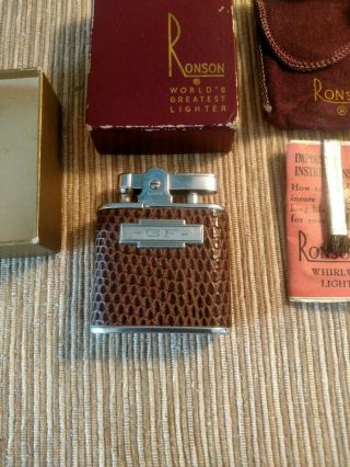Vintage Ronson Whirlwind Lighter W/box